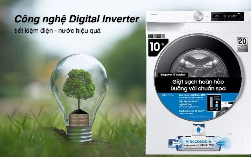 may giat samsung ai ecobubble inverter 10 kg ww10dg6u34lesv hinh2 1
