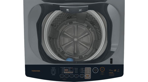 Khối lượng giặt cực lớn 15kg phù hợp nhu cầu giặt giũ của gia đình đông người