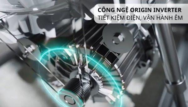 Động cơ Origin Inverter lõi nam châm giảm tiếng ồn, giảm điện năng