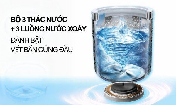 Công nghệ Greatwaves chống xoắn rối, loại bỏ mọi vết bẩn