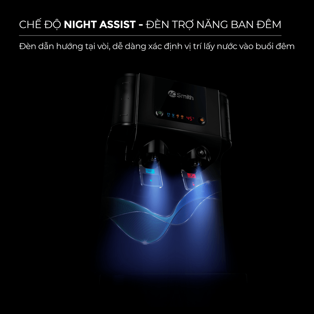 Chế độ Night Assist hỗ trợ lấy nước vào ban đêm đơn giản hơn Chế độ Night Assist hỗ trợ lấy nước vào ban đêm đơn giản hơn