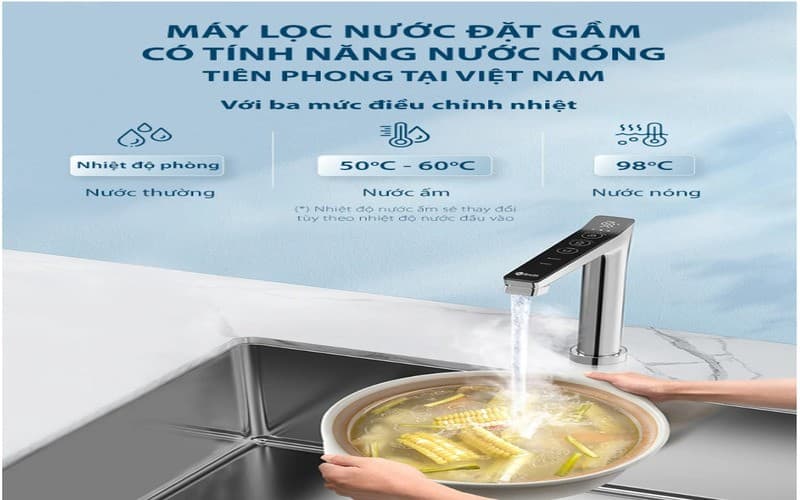 Đa chế độ nóng - ấm - thường phục vụ mọi nhu cầu sử dụng