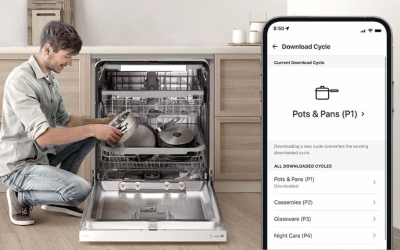 Các tiện ích đi kèm rửa sạch hiệu quả, tạo tiện nghi cho người dùng