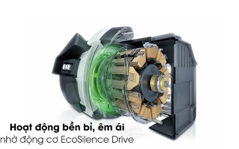 Động cơ EcoSilence Drive kết hợp Anti Vibration hoạt động êm ái, không gây ồn Động cơ EcoSilence Drive kết hợp Anti Vibration hoạt động êm ái, không gây ồn