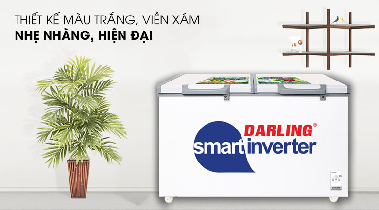 Tủ đông Darling 2 ngăn Inverter 450 lít DMF-4699 WSI