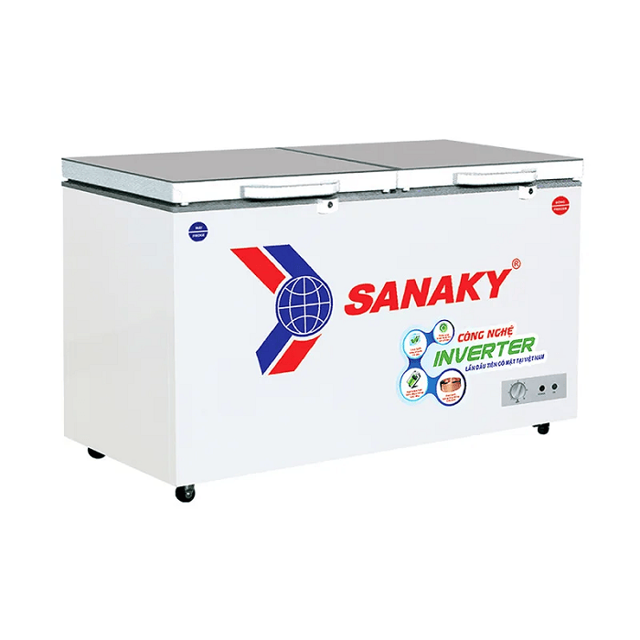 Tủ đông Sanaky 400 lít 2 cánh 2 ngăn VH-4099W2K