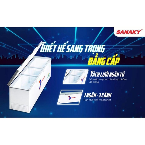 Tủ đông Sanaky VH-1199HYK 900 lít