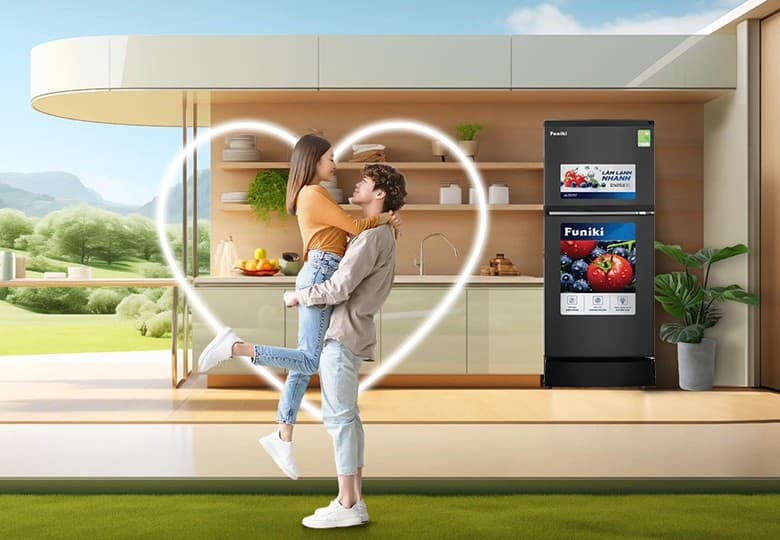 Thiết kế nhỏ gọn hiện đại, màu ghi xám thanh lịch tô điểm thêm cho không gian