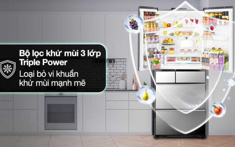 tu lanh hitachi 6 canh inverter 670 lit r gw670tv hinh4