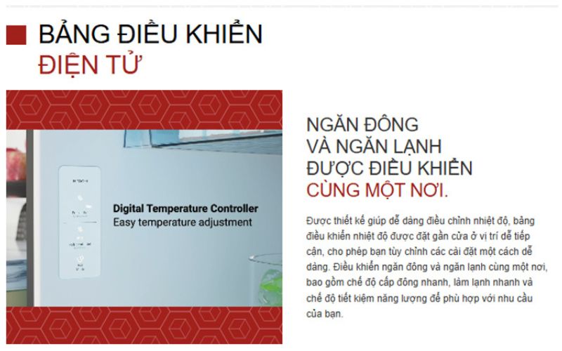 Các tiện ích thông minh hỗ trợ người dùng sử dụng tủ lạnh Hitachi hiệu quả hơn