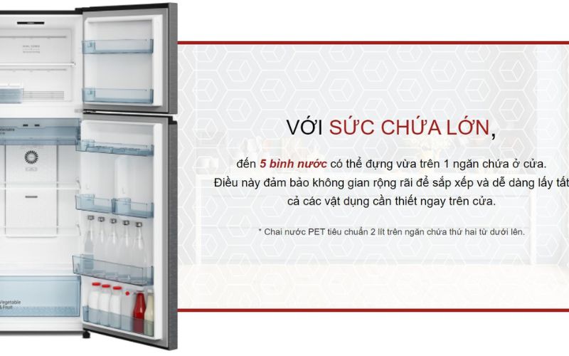 Thiết kế cao cấp, dung tích lớn đáp ứng hoàn hảo mọi nhu cầu trang trí, sử dụng