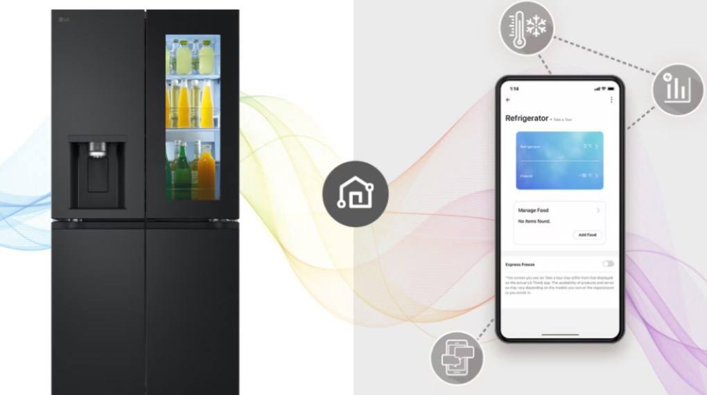 Các tiện ích đi kèm tạo sự tiện nghi, hiệu quả khi sử dụng tủ lạnh LG