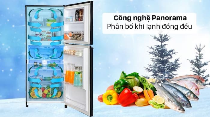 Tủ lạnh Panasonic Inverter 326 Lít NR-TL351VGMV