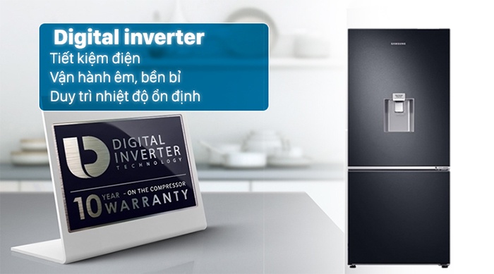 Tủ lạnh Samsung 2 cửa Inverter 276L RB27N4190BU/SV