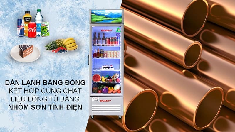 Công nghệ Nofrost, dàn lạnh đồng bảo quản sự tươi ngon cho thực phẩm