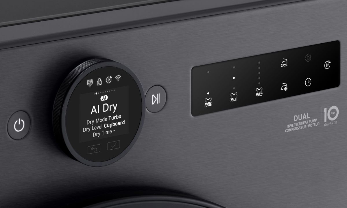 Máy sấy quần áo LG Inverter 9 kg DVHP09B Chế độ Allergy Care
