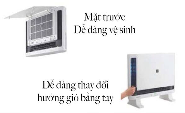 Máy lọc không khí Sharp FU-551KE-W