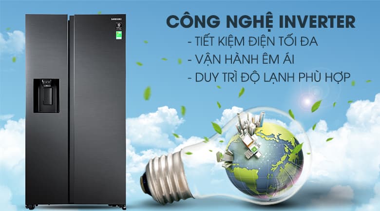 12766-tu-lanh-samsung-inverter-617-lit-rs64r5301b4sv-3 Tủ lạnh Samsung 617 lít Side by Side Inverter RS64R5301B4/SV