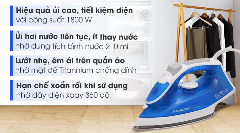 Bàn là hơi nước Panasonic NI-M300TARA