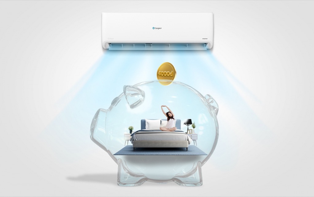 Điều hòa Casper 1 chiều Inverter 2HP-18.500BTU TC18IS36