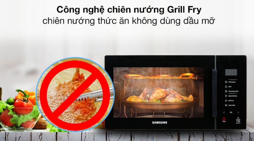 Công nghệ Grill Fry cho thực phẩm chiên nướng chín đều, tốt cho sức khỏe Công nghệ Grill Fry cho thực phẩm chiên nướng chín đều, tốt cho sức khỏe