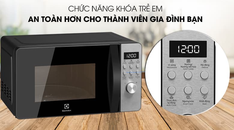 Lò vi sóng Electrolux 20 lít EMM20D38GB