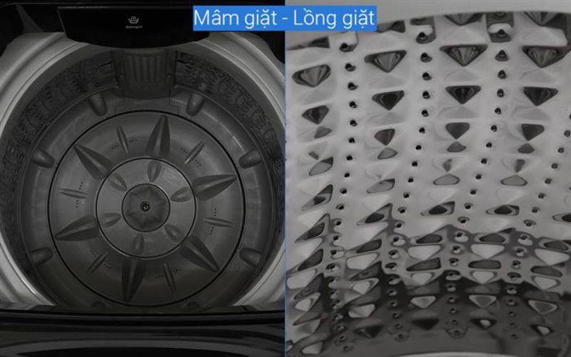 Lồng giặt Diamond giặt sạch quần áo, bảo vệ hoàn hảo sợi vải