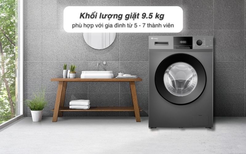 Khối lượng giặt cao, đa chương trình phục vụ tốt nhu cầu giặt giũ cao mỗi ngày