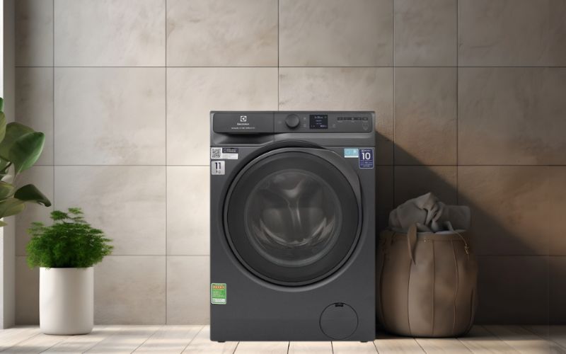 may giat electrolux cua ngang ultimatecare 900 13kg xam den ewf1342r9sc hinh1