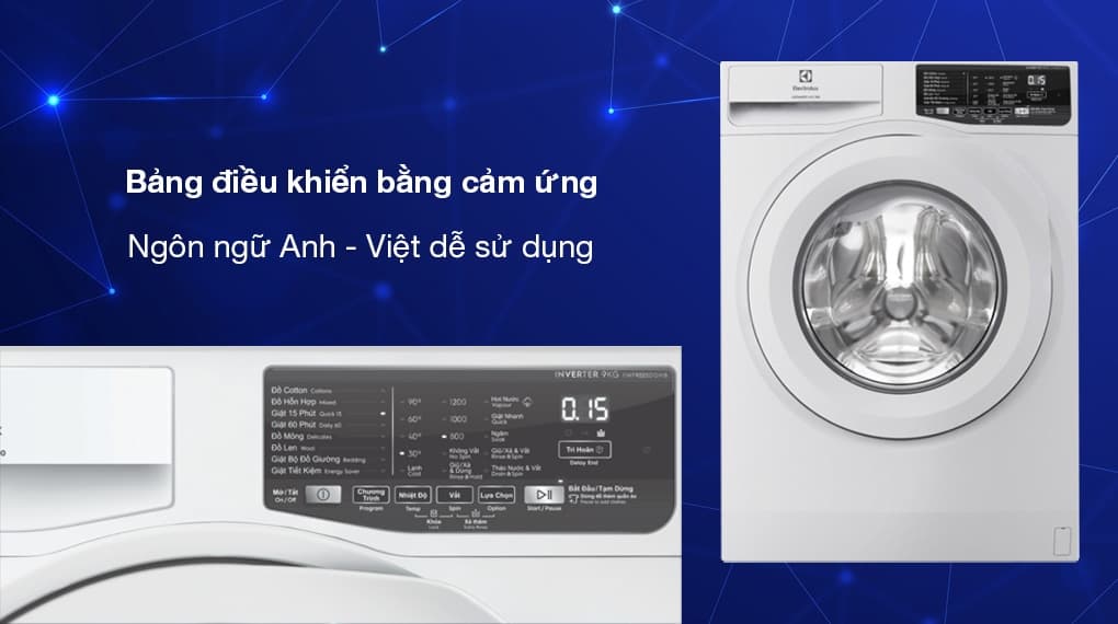 Thiết kế hiện đại, chất liệu bền đẹp hài hòa với mọi không gian giặt giũ