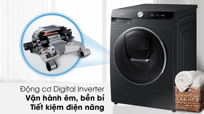 Máy giặt lồng ngang Samsung AI 12KG WW12TP94DSB/SV