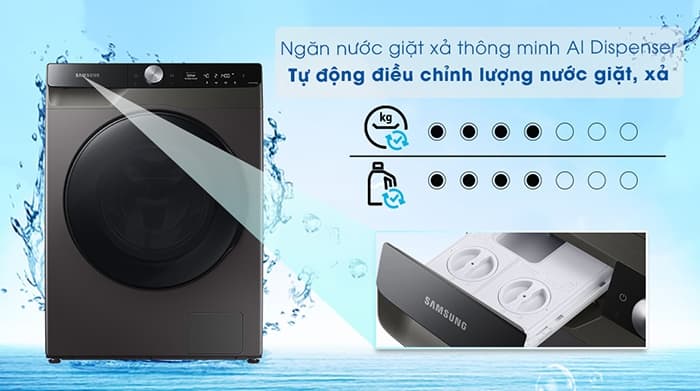Máy giặt sấy Samsung AI 11KG WD11T734DBX/SV Máy giặt sấy Samsung AI 11KG WD11T734DBX/SV