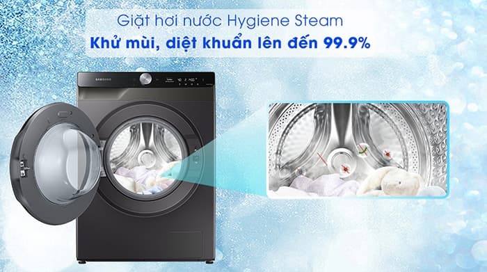 Máy giặt sấy Samsung AI 11KG WD11T734DBX/SV Máy giặt sấy Samsung AI 11KG WD11T734DBX/SV