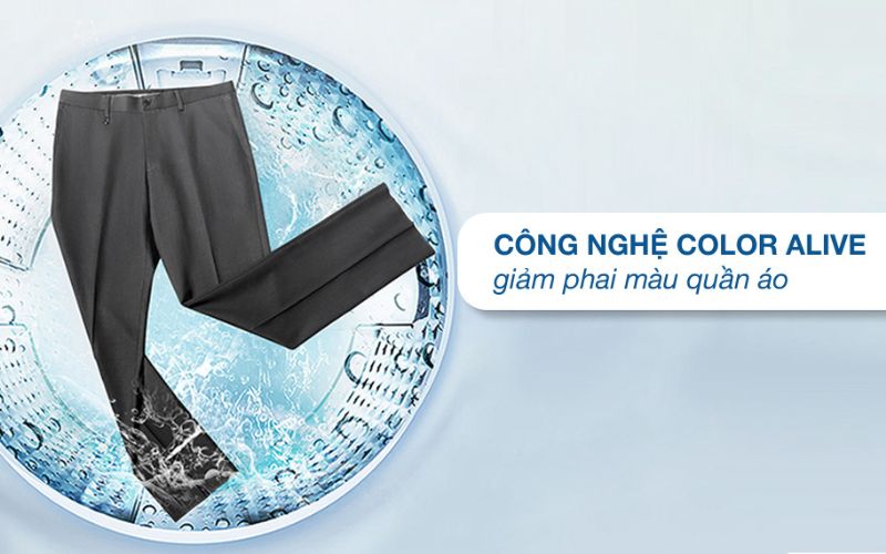 Công nghệ Color Alive bảo vệ sợi vải bền màu, tươi mới