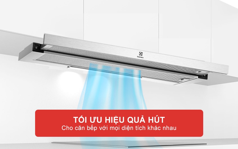 Động cơ ly tâm tối ưu hiệu suất hút, khử mùi mạnh mẽ
