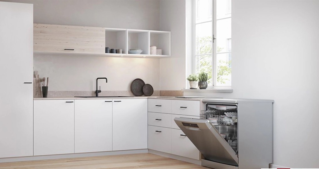 Kiểu dáng độc lập linh hoạt, cấu trúc siêu bền chắc hài hòa với mọi gian bếp
