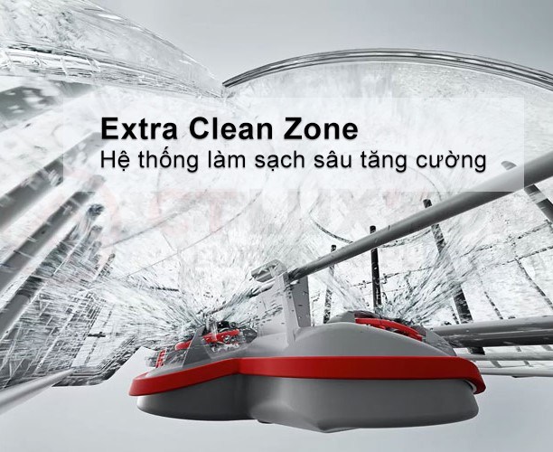 Hệ thống Extra Clean Zone và Intensive Zone nâng cao khả năng làm sạch