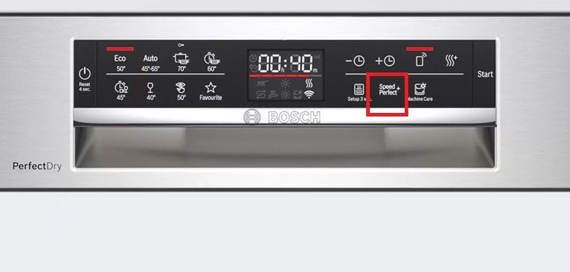 Tính năng SpeedPerfect Plus tăng tốc độ rửa, tiết kiệm 75% thời gian