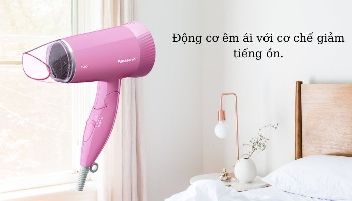 may-say-toc-panasonic-eh-nd57-p645-3 Động cơ êm ái với cơ chế giảm tiếng ồn, không gây khó chịu cho mọi người khi máy vận hành.