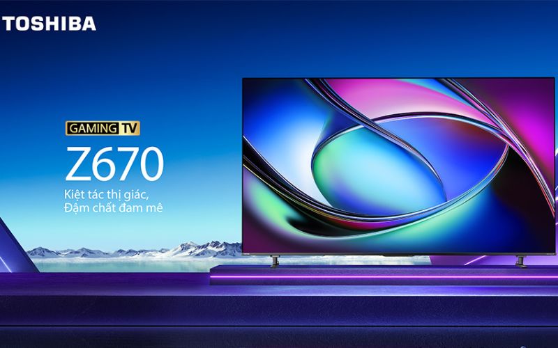 smart tivi mini led toshiba ai 4k 55 inch 55z670rp hinh1