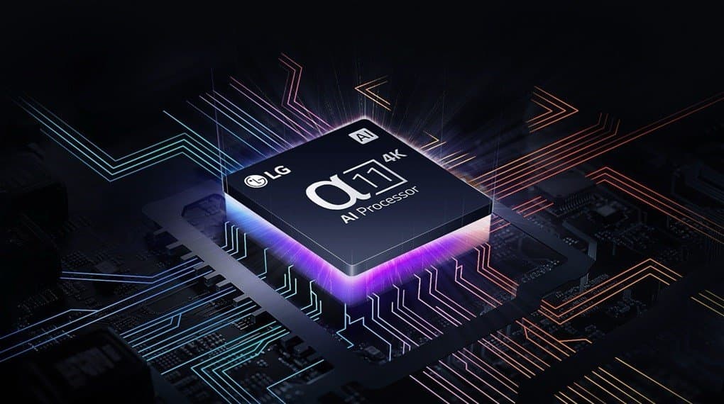 Bộ xử lý a11 AI 4K và độ phân giải 4K tạo sắc màu chân thực, hình ảnh chuẩn xác