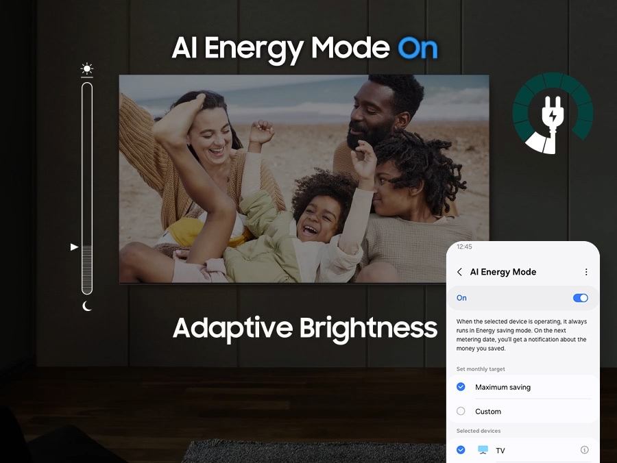 Chế độ AI Energy giảm thiểu lượng điện năng tiêu thụ không cần thiết