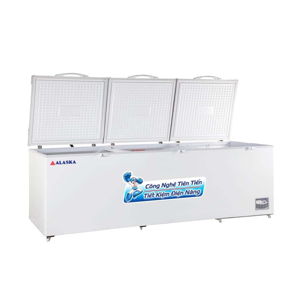 Tủ đông Alaska 3 cửa Inverter 1500 Lít HB-1500CI