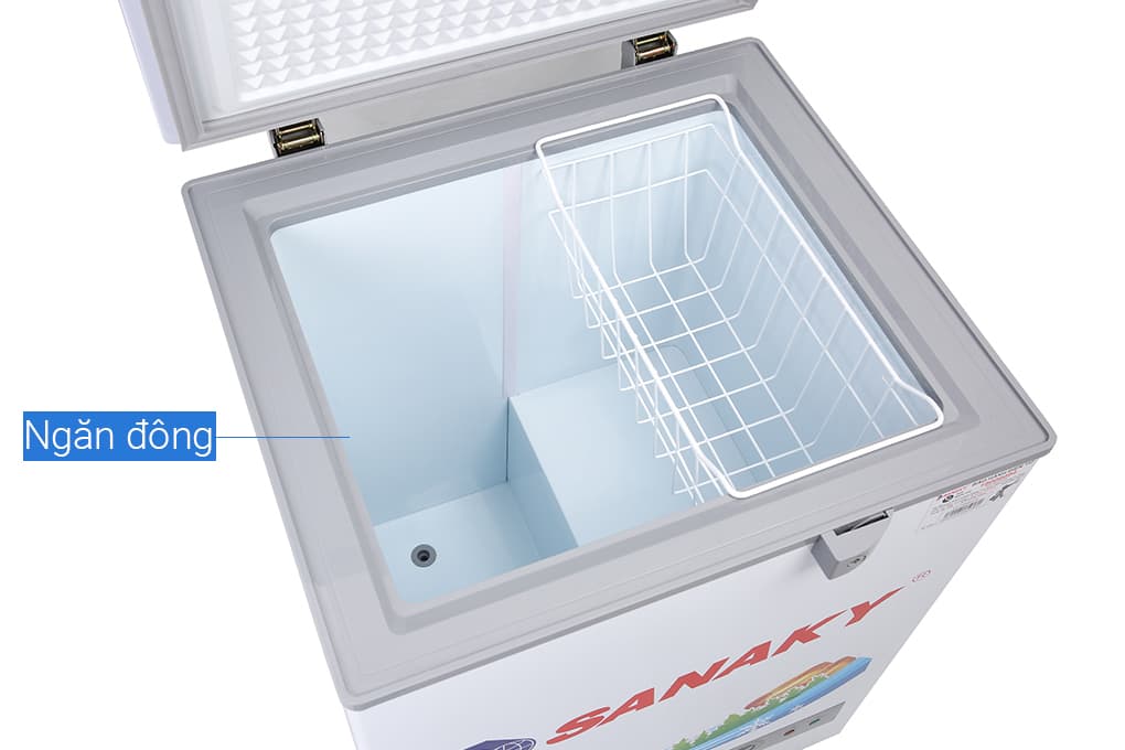Tủ đông Sanaky 100 Lít 1 ngăn 1 cánh VH-1599HYK Tủ đông Sanaky 100 Lít 1 ngăn 1 cánh VH-1599HYK