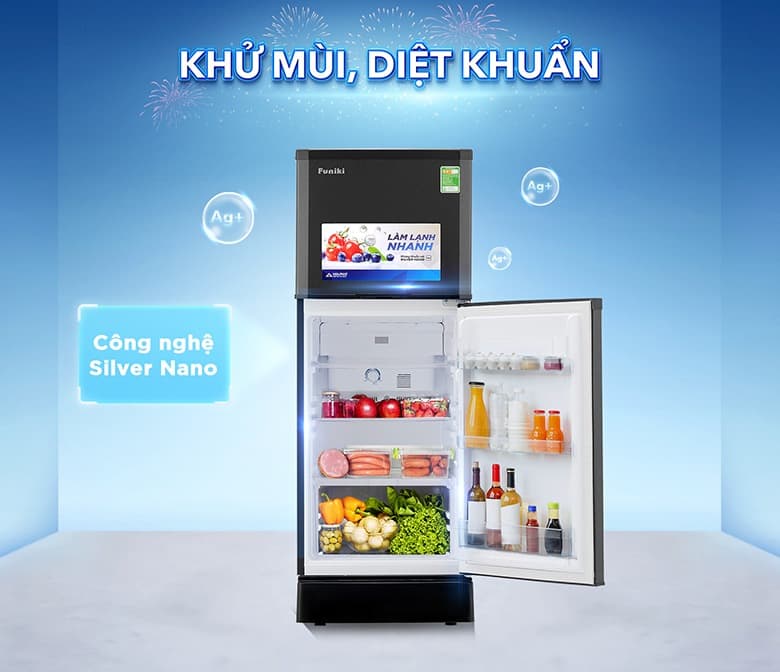 Công nghệ Silver Nano tạo môi trường bảo quản trong sạch, tươi mới