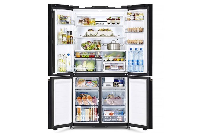 Tủ lạnh Hitachi 4 cửa Inverter 569L R-WB640VGV0X(MGW)