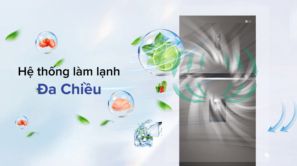 Tủ lạnh LG 374 lít Inverter GN-D372BLA Tủ lạnh LG 374 lít Inverter GN-D372BLA