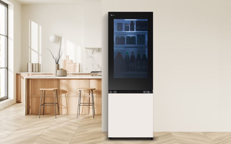 tu lanh lg inverter 340 lit instaview lbb33bgmai hinh1