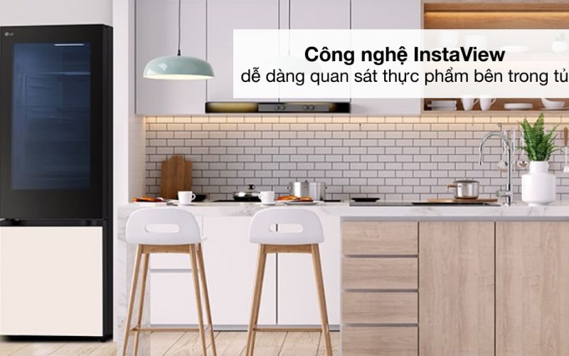 tu lanh lg inverter 340 lit instaview lbb33bgmai hinh6