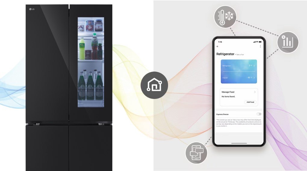 Các tiện ích đi kèm sử dụng tủ lạnh LG thoải mái, tiện nghi hơn Các tiện ích đi kèm sử dụng tủ lạnh LG thoải mái, tiện nghi hơn